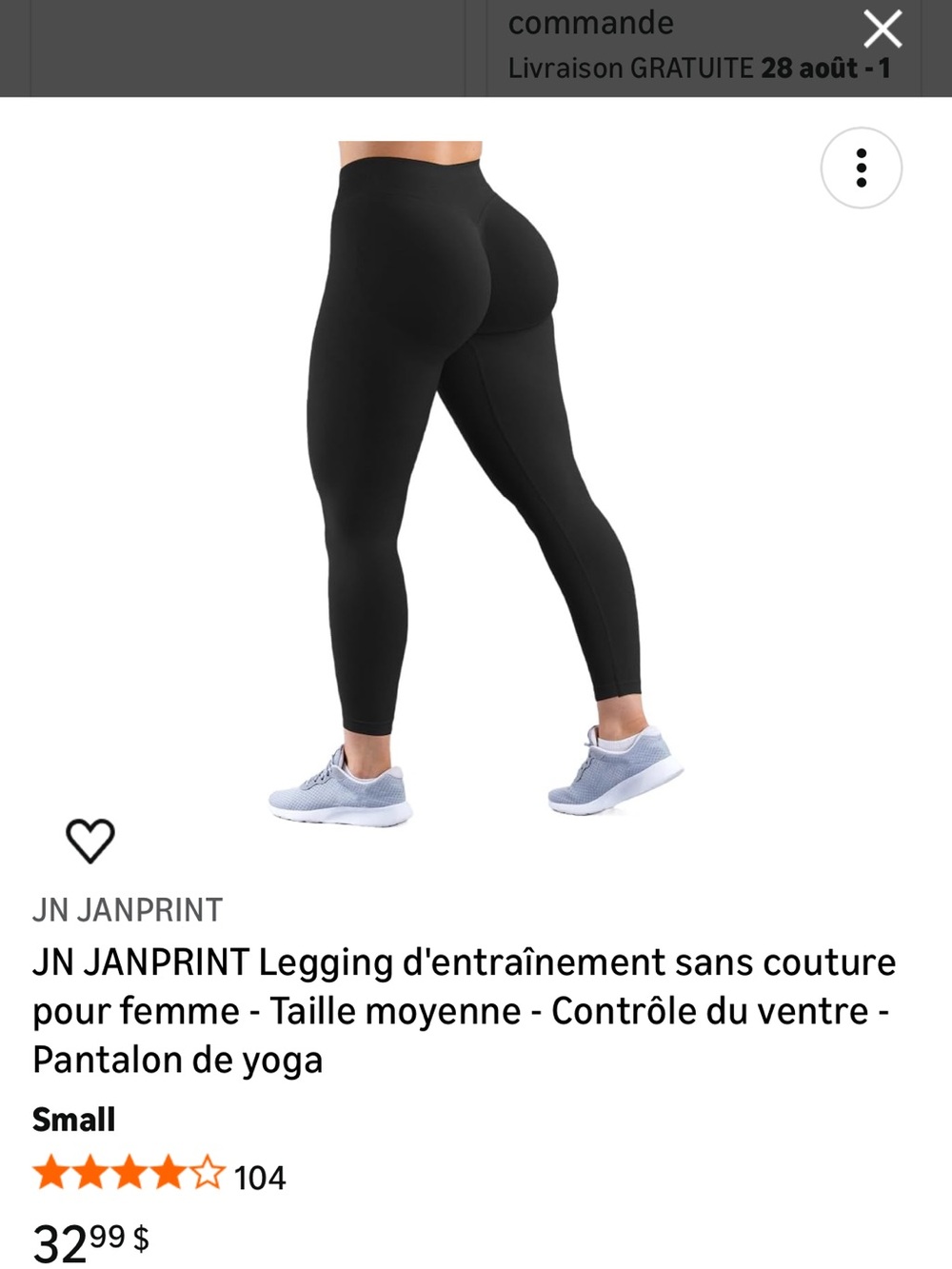 Seamless High-Waist Black Leggings for Workout & Everyday